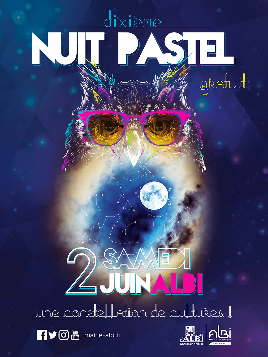 Nuit Pastel 2018 : samedi 2 juin